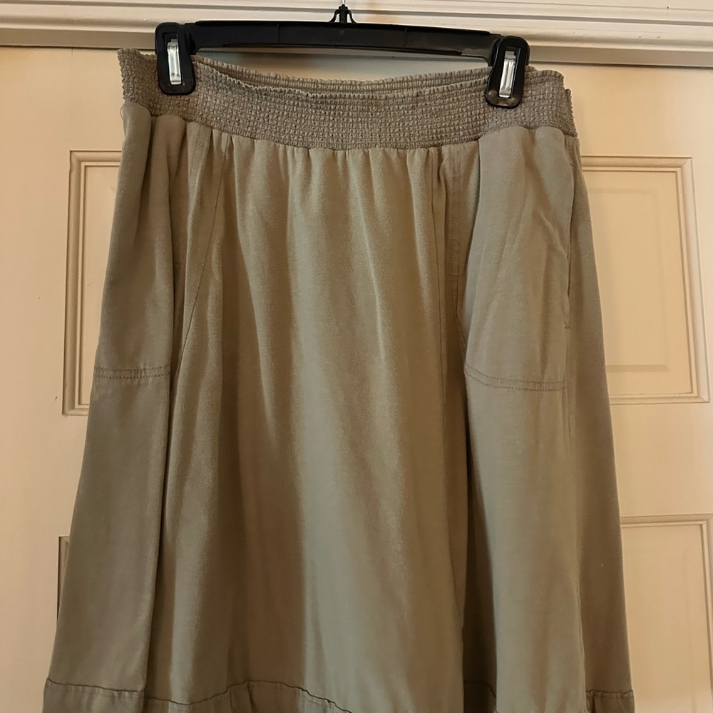 Banana Republic A-Line Skirt in Tan